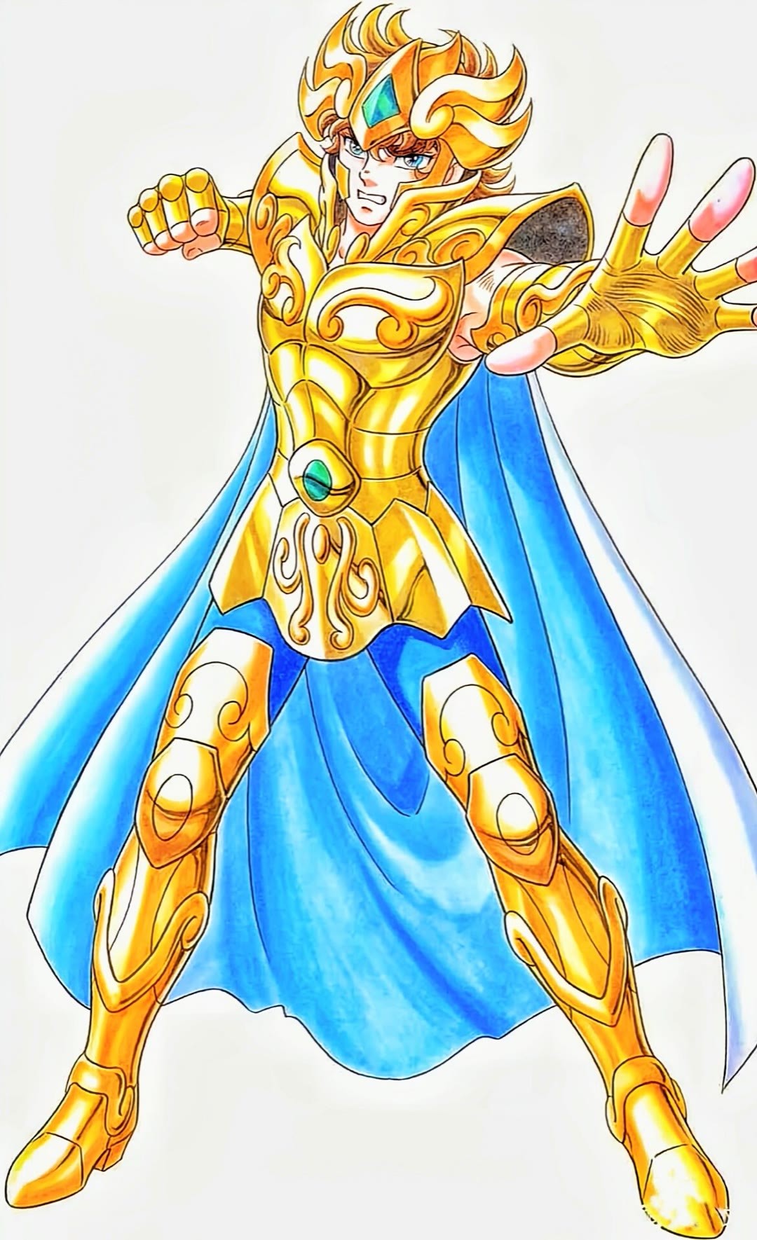 黄金圣斗士彩铅画