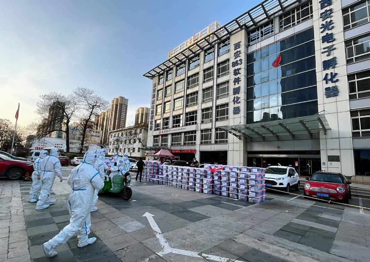 疫情变化始终牵动着大家的心,从2021年12月23日,光电园小区进行集中