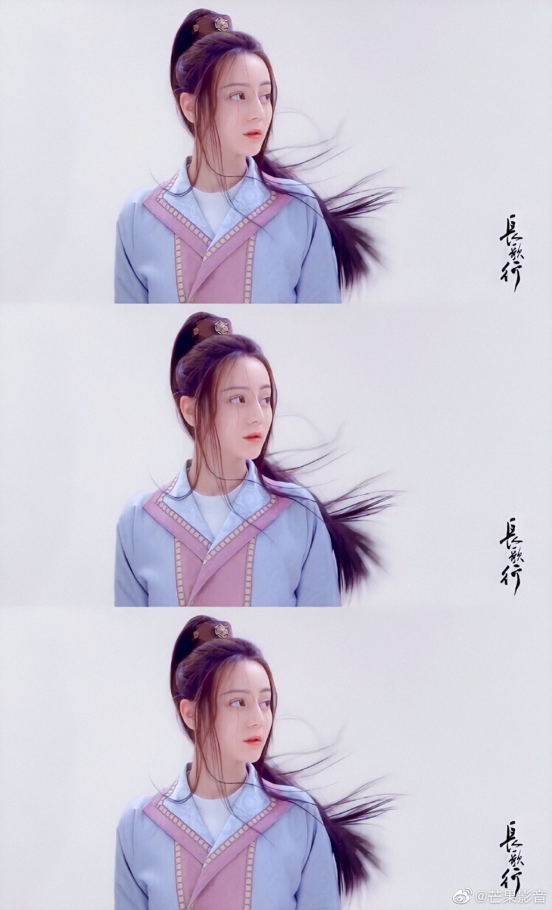 迪丽热巴这个长歌行定妆照实在太飒了 大胆突破原来形象演绎女侠传奇