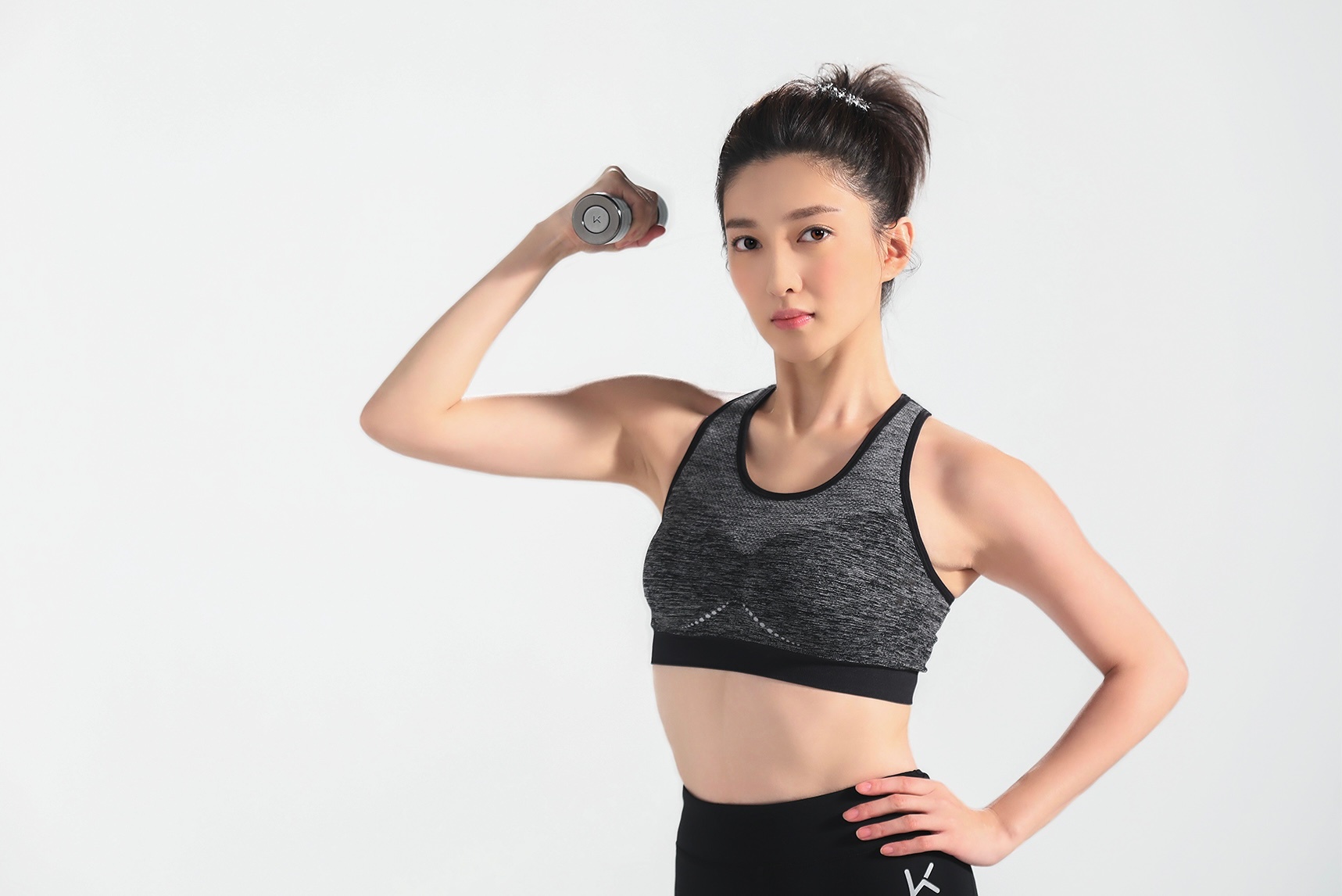 江疏影keep晨间唤醒课程,女神颜值身材双重在线