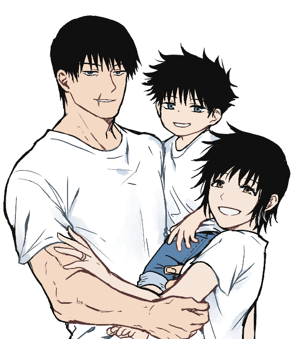 伏黑惠幸福的一家.这个日常真的太温馨了 .