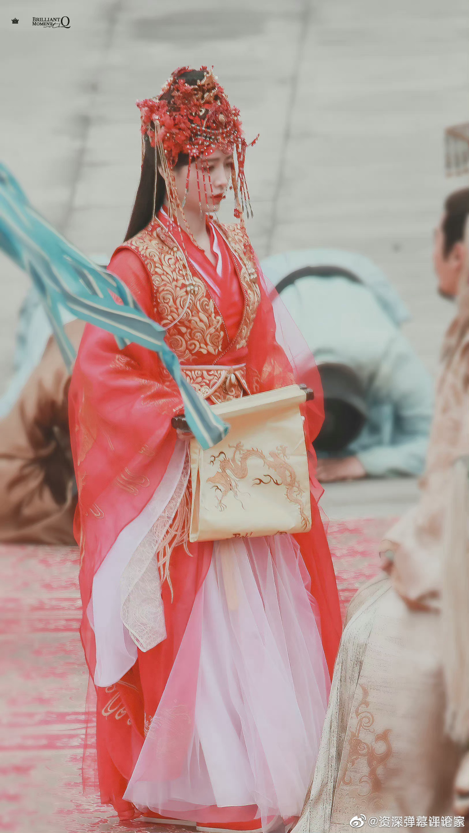 许佳琪清风朗月花正开婚服路透造型来了