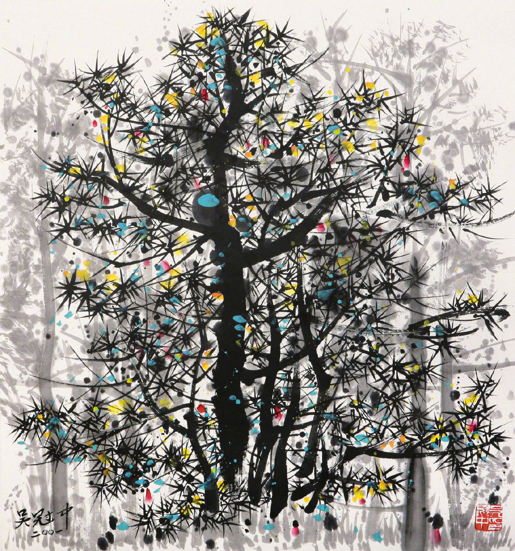 吴冠中先生笔下的树木