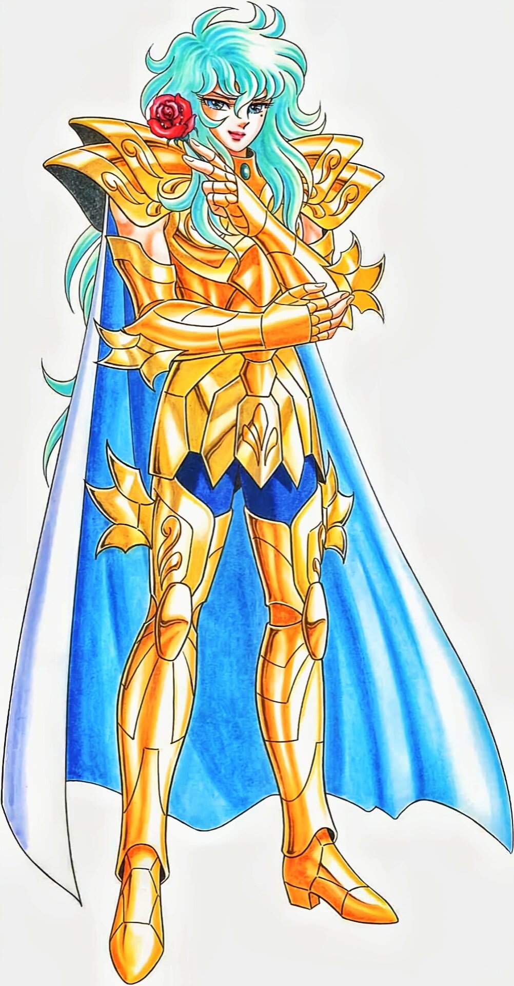 黄金圣斗士彩铅画