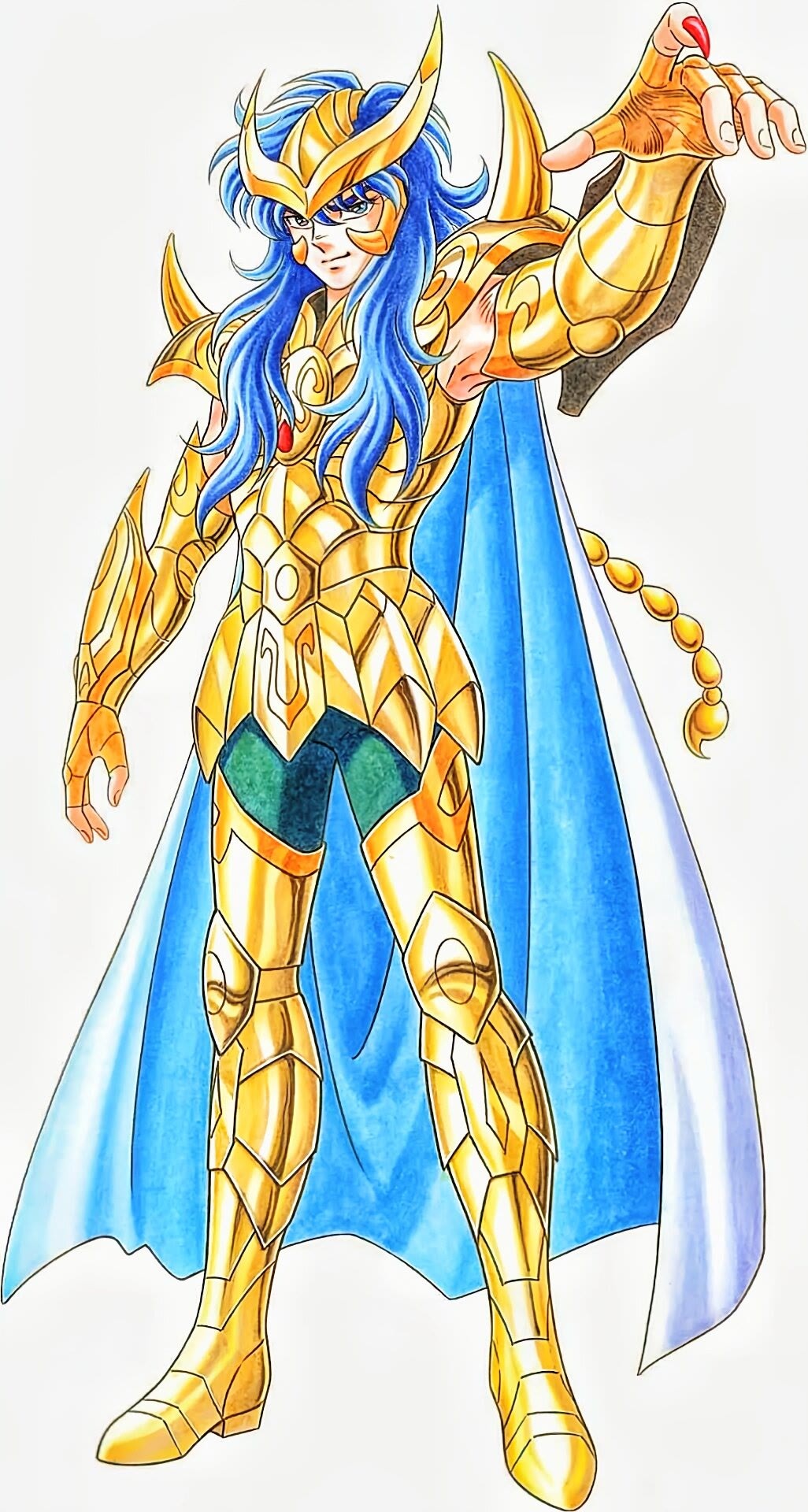 黄金圣斗士彩铅画