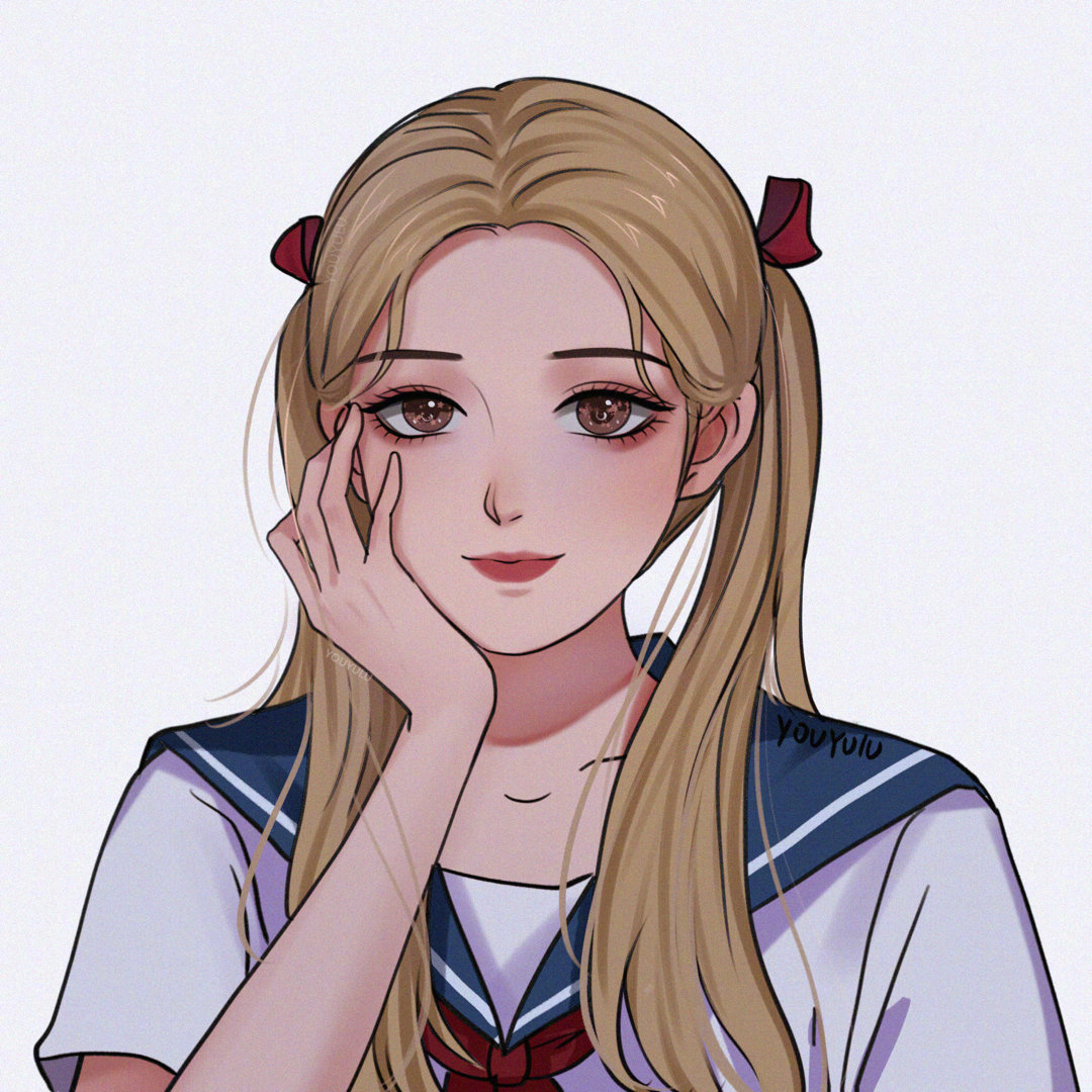 分享一组jk学院风女生头像