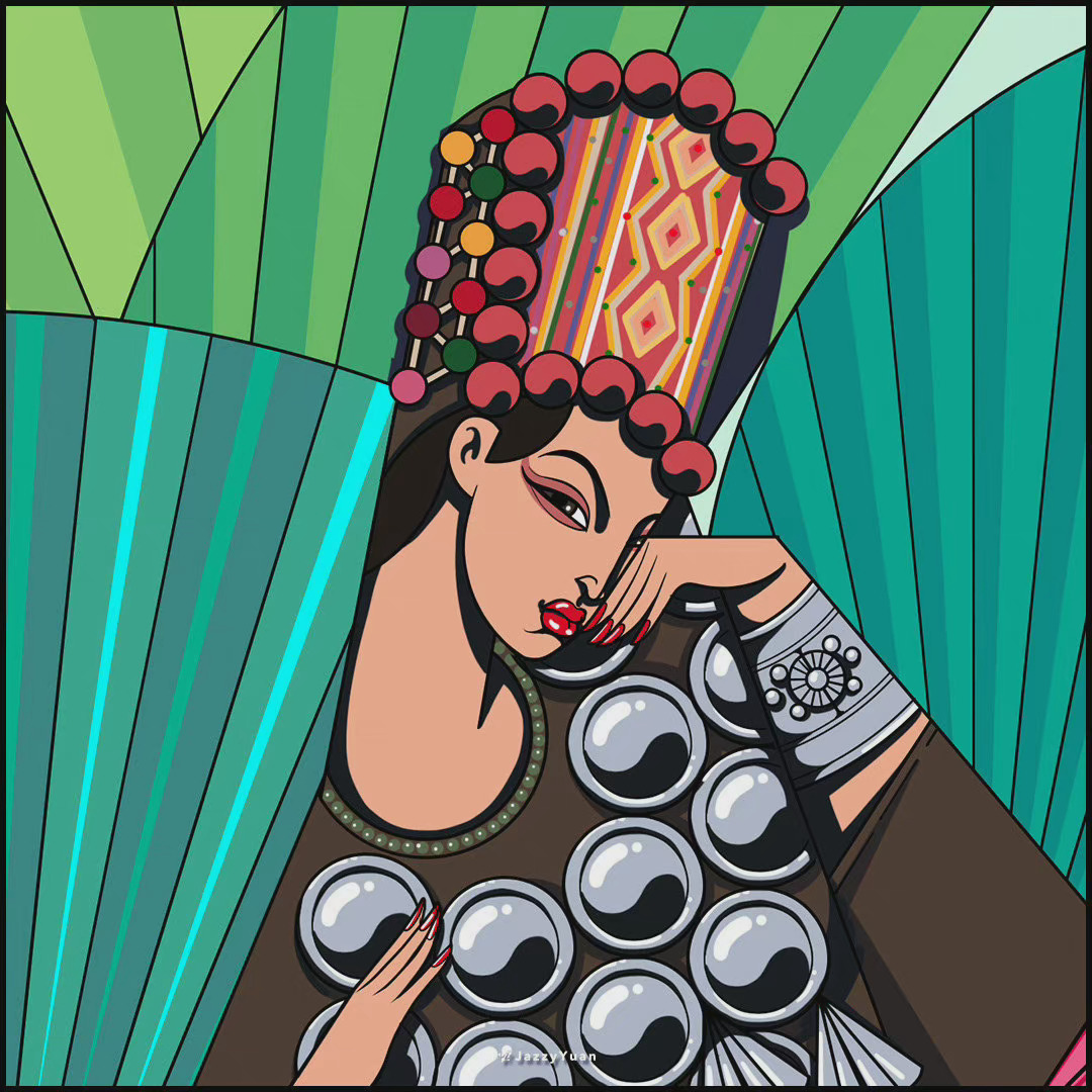 一组富有云南民族特色的插画……__财经头条