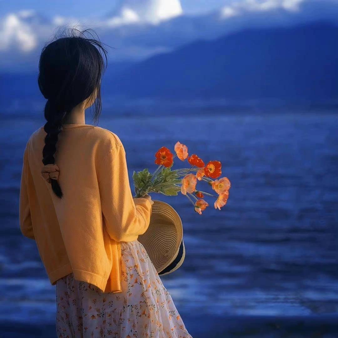 用捧花头像等一个春暖花开_高清图集_新浪网