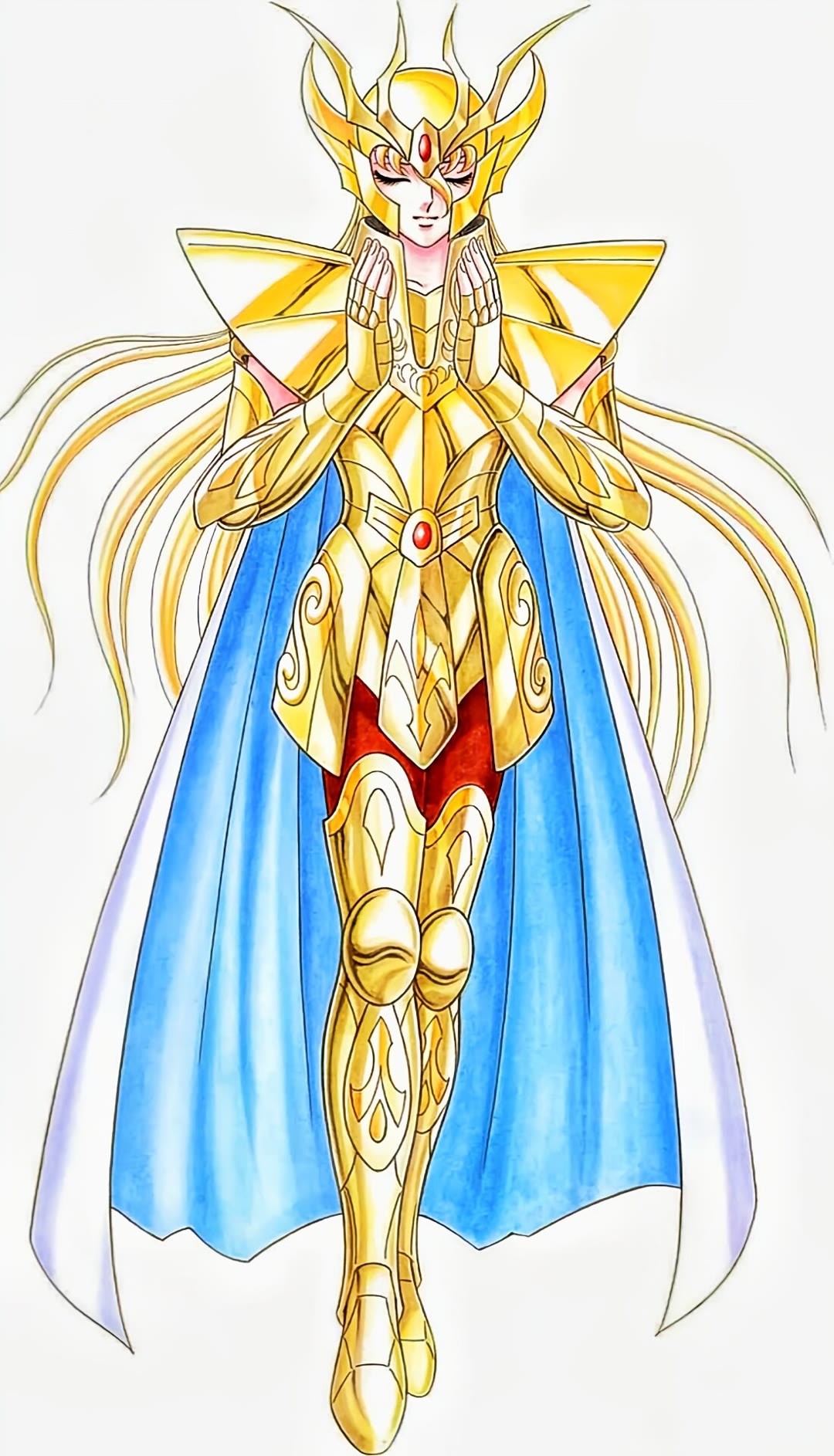 黄金圣斗士彩铅画