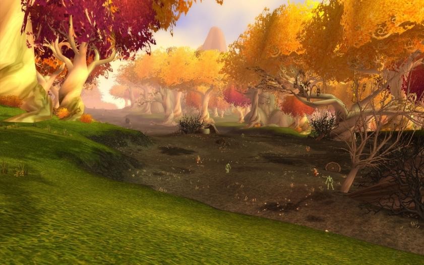 你们的出生地,由于精灵的魔法笼罩,这里的永歌森林处在永恒的繁茂之中