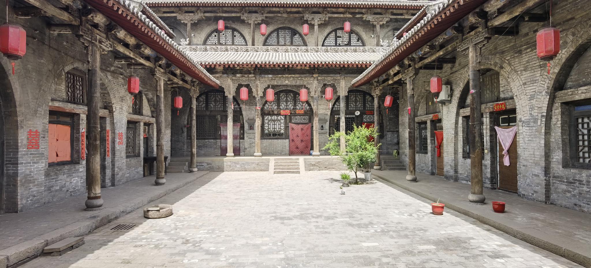 山西霍州市许村的朱家大院,建于170多年前的清晚期