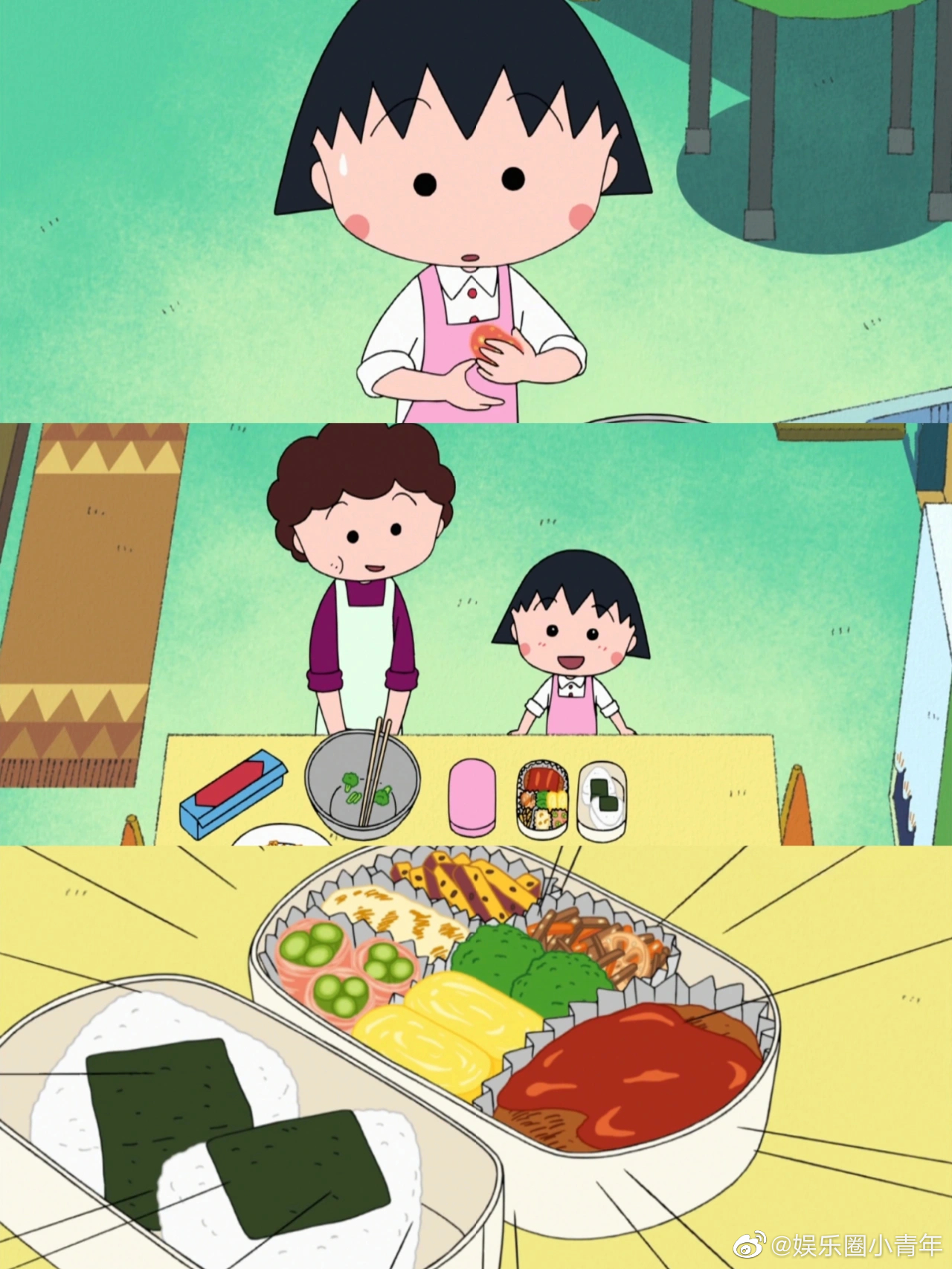 樱桃小丸子,要做便当和小玉出门野餐啦!_高清图集_新浪网