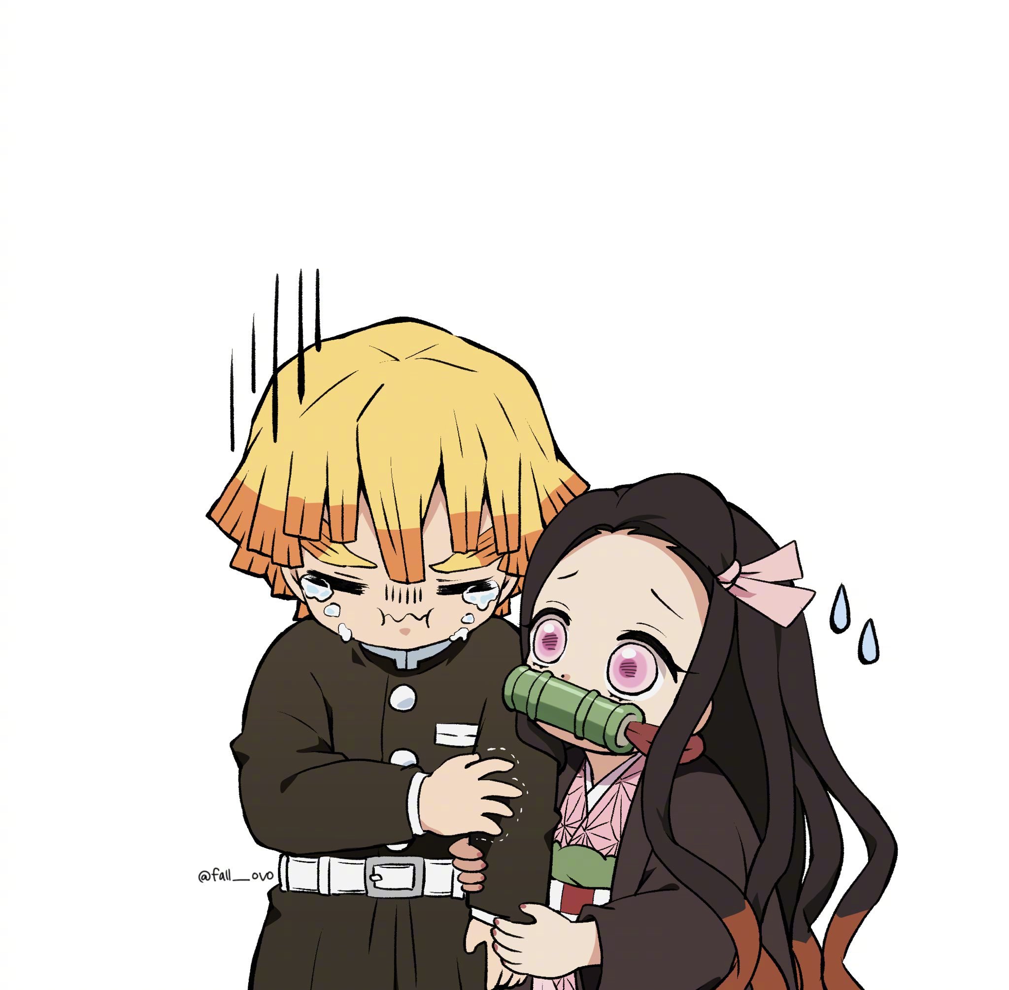 世界上最可爱的「善逸 x 祢豆子」,这对cp我真是爱到不行!