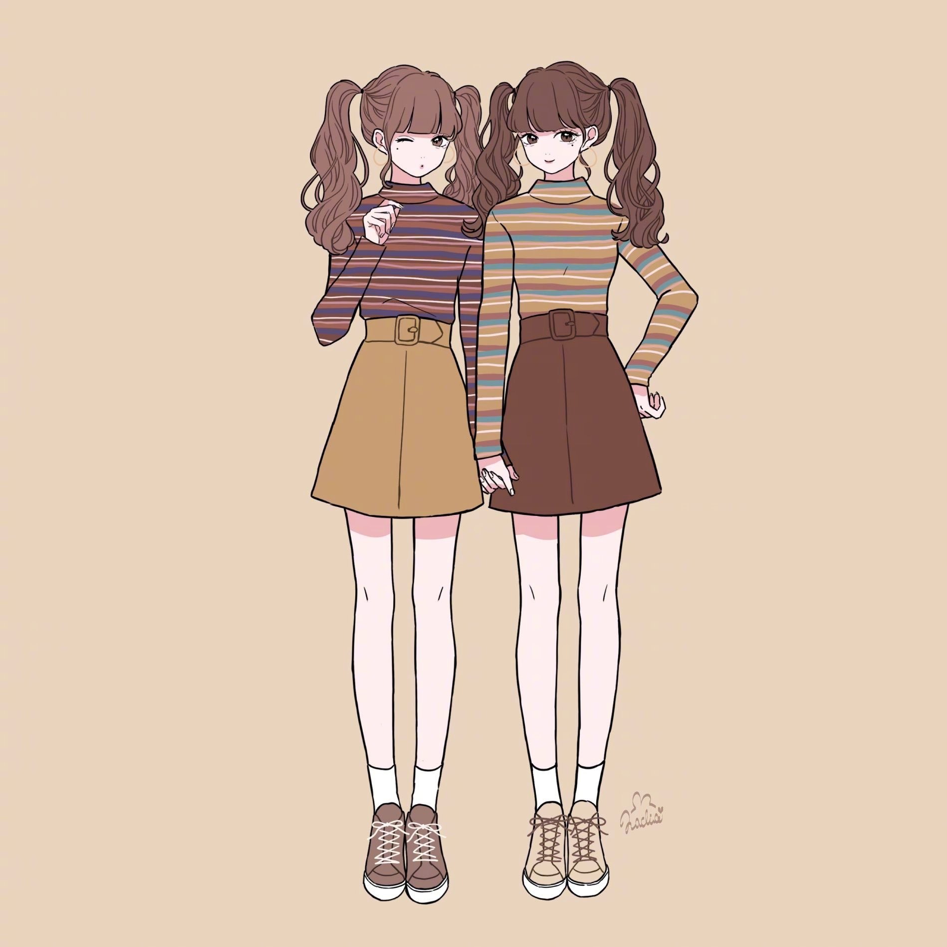 可爱穿搭插画师なちこ (twi:15coro_aaa )