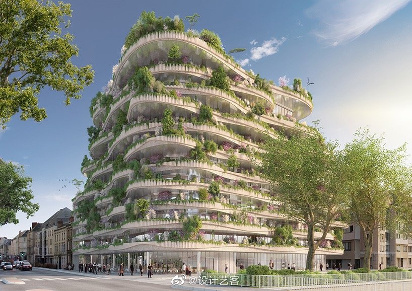 国外的"第四代住宅",位于法国西部城市翁热生态住宅设计……_高清图集
