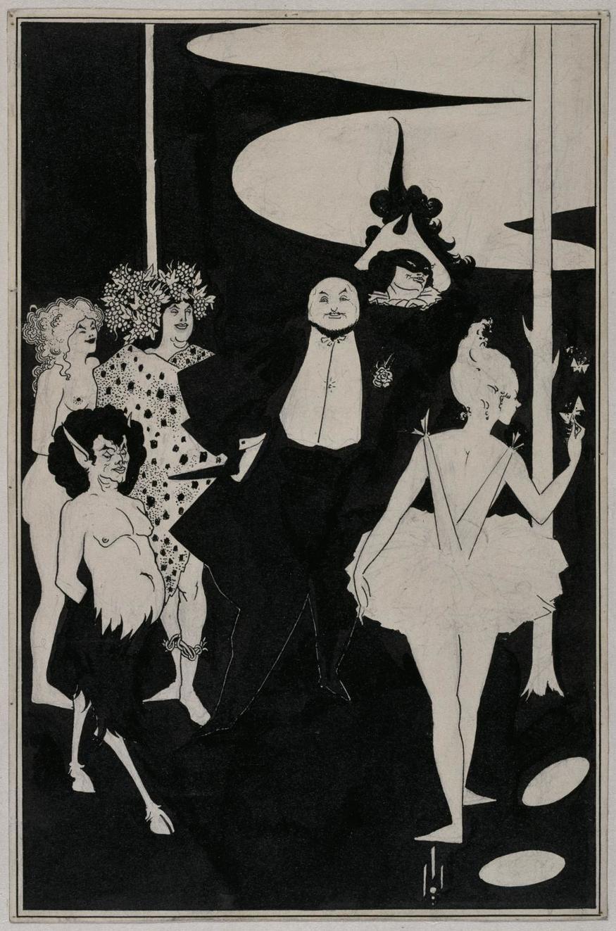 🎨怪诞的魅力奥伯利·比亚兹莱 Aubrey Beardsley 是十九世纪末