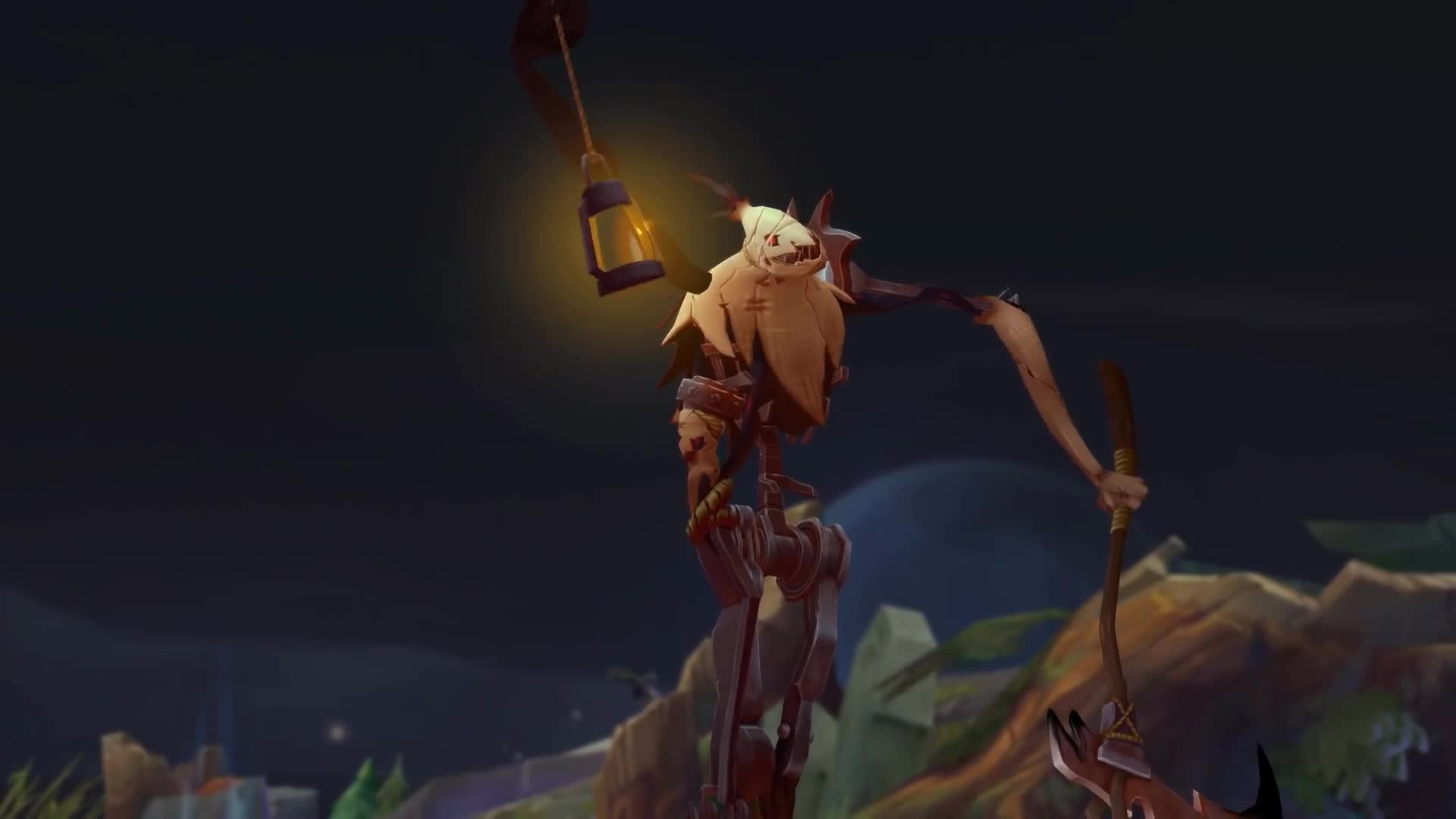 稻草人重做技能详解9款皮肤新旧对比圣诞节原画爱了爱了