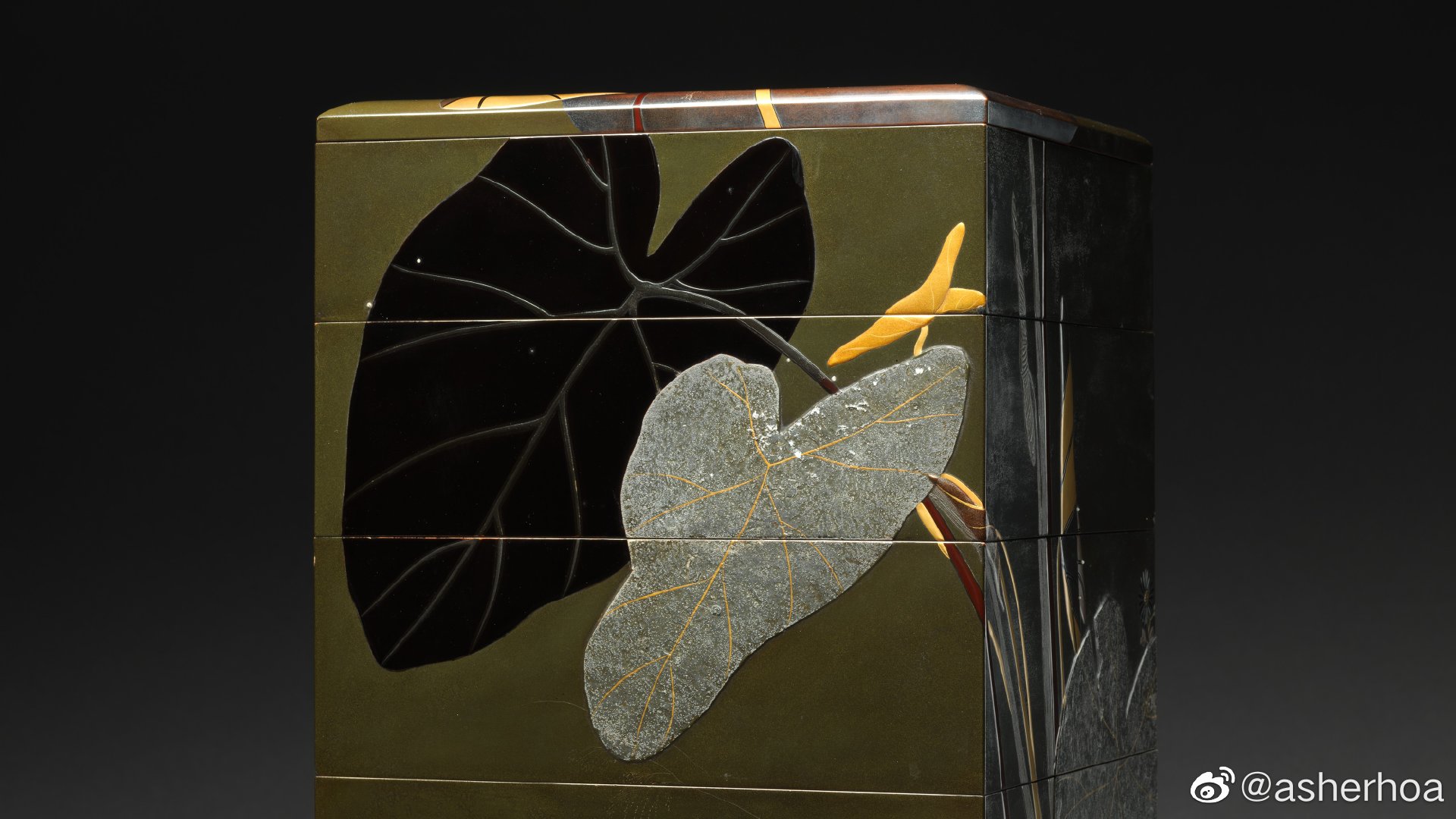 19世纪日本著名画家漆器师柴田是真18071891制作于19世纪中叶