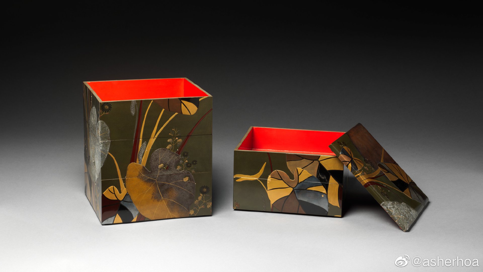 19世纪日本著名画家漆器师柴田是真18071891制作于19世纪中叶