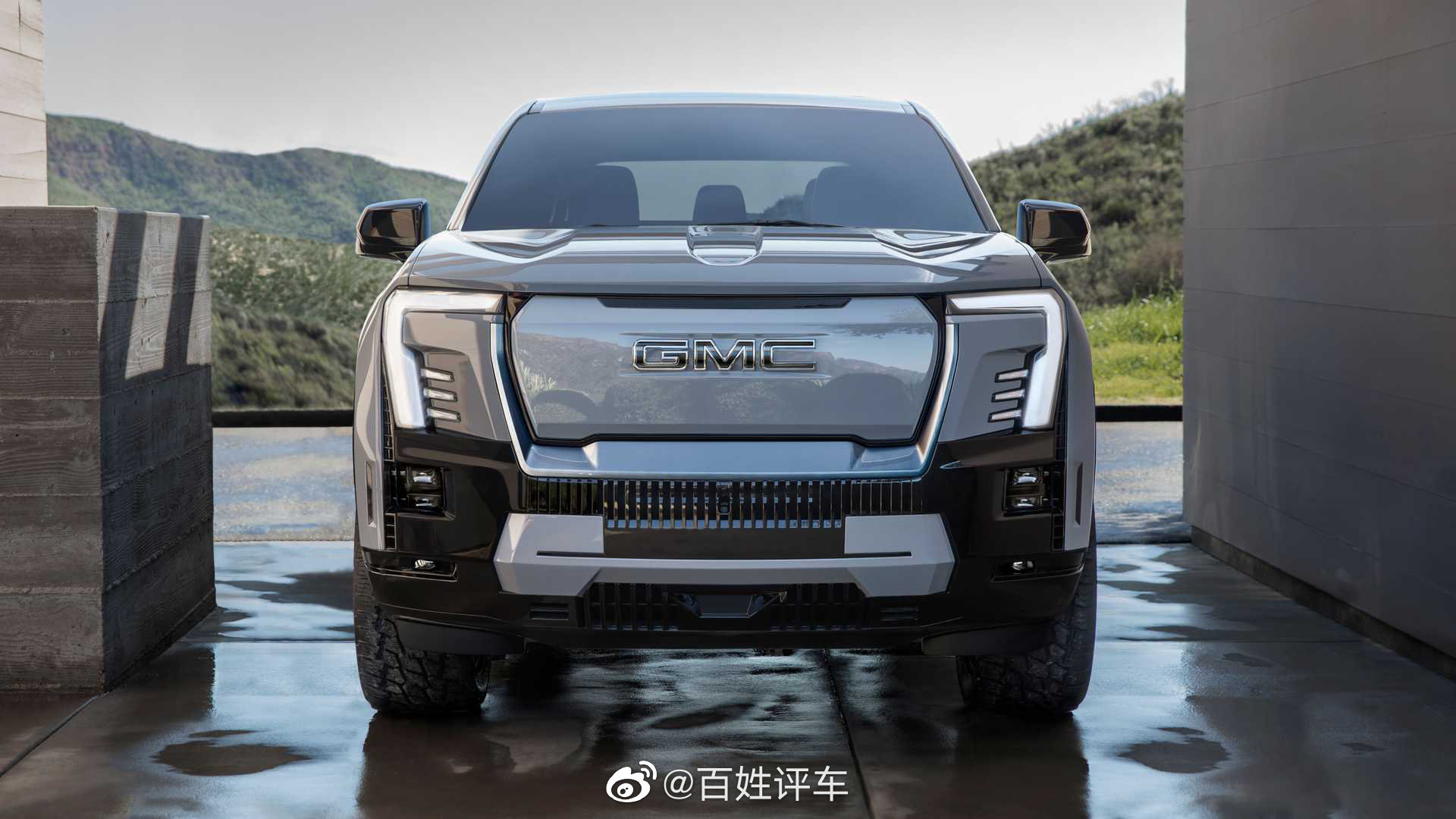 2024款gmcsierra电动皮卡亮相