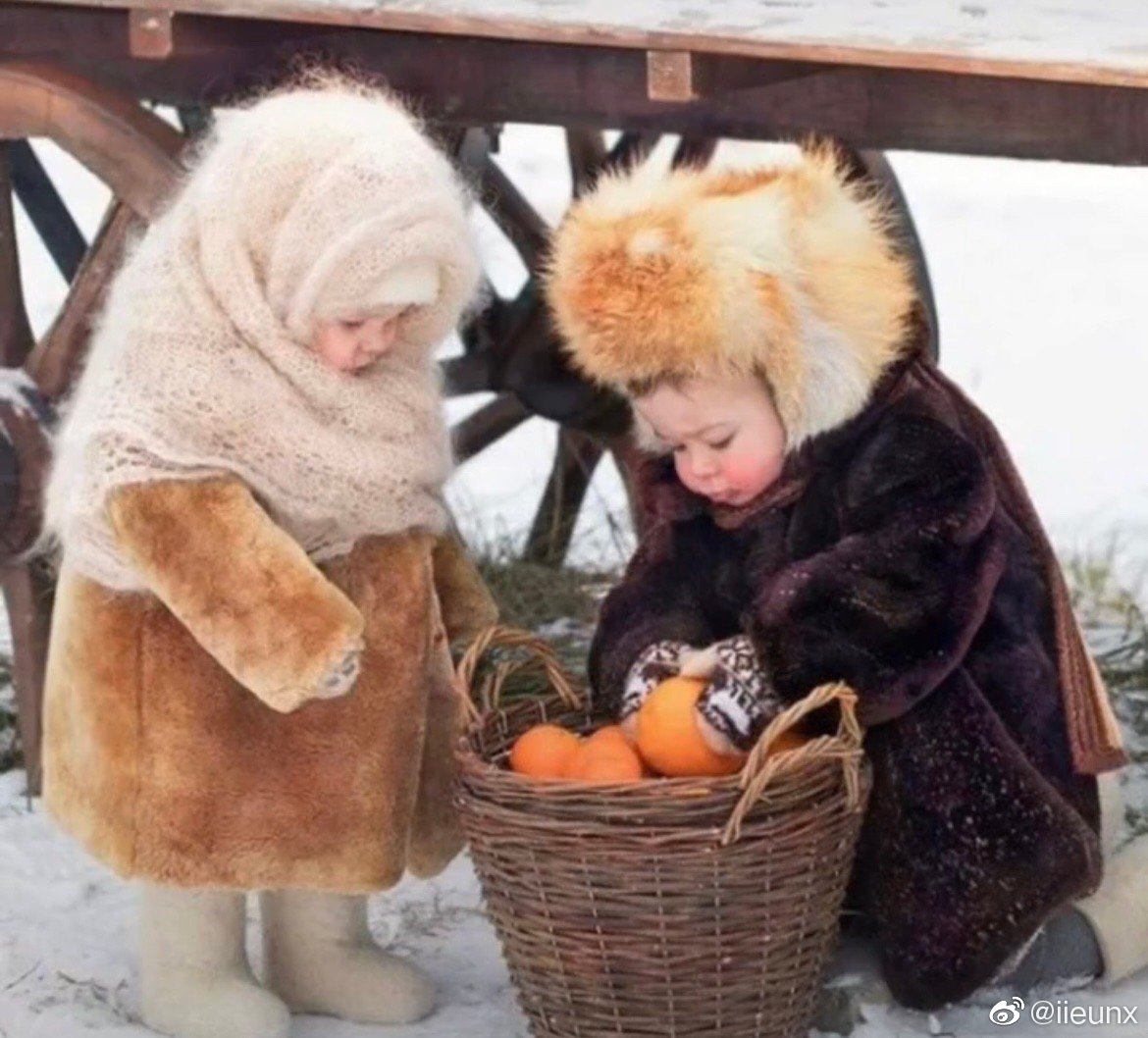 俄罗斯小朋友的冬天