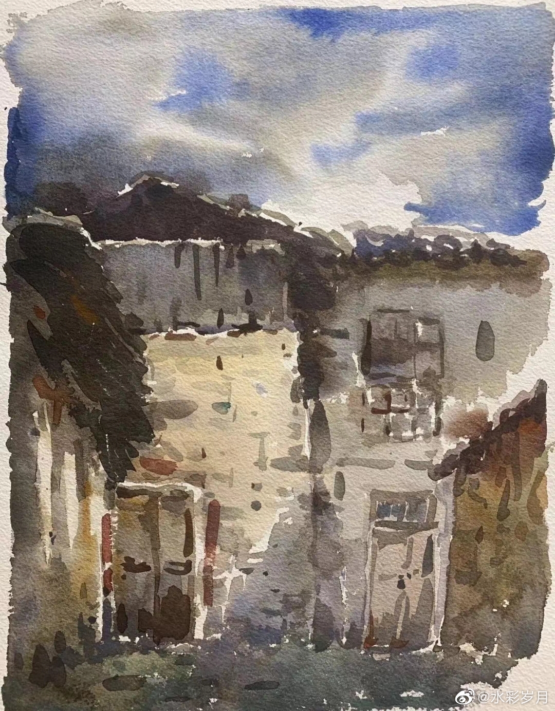 湖北美术学院 ‖ 刘智平教授 水彩风景作品