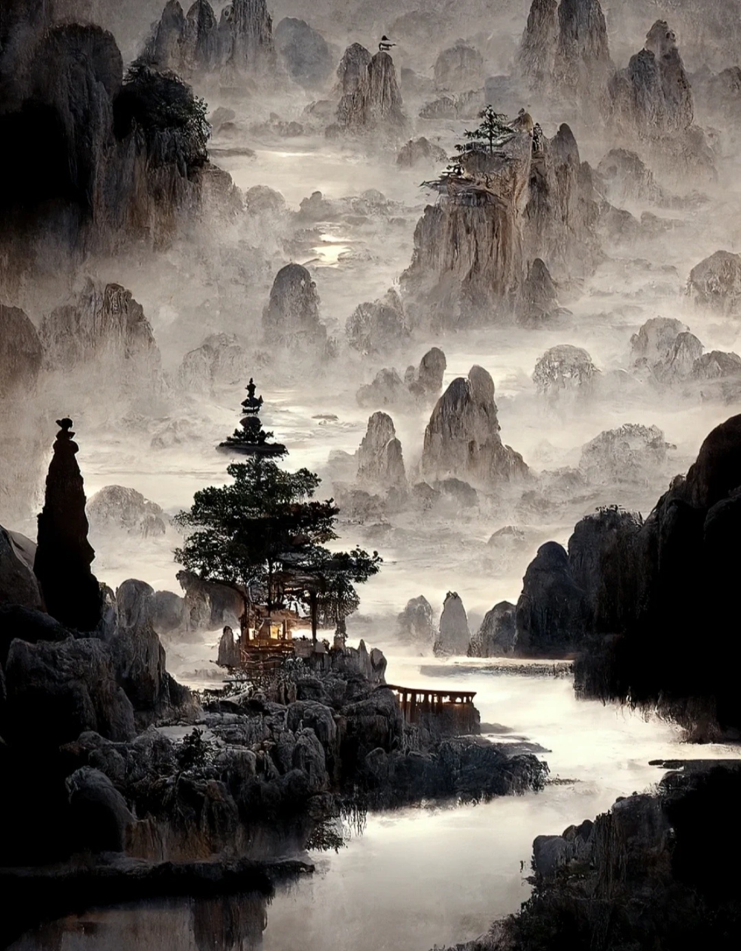 夜上明月楼，相思楚天阔 … ” 丨图：Sean会AI__财经头条
