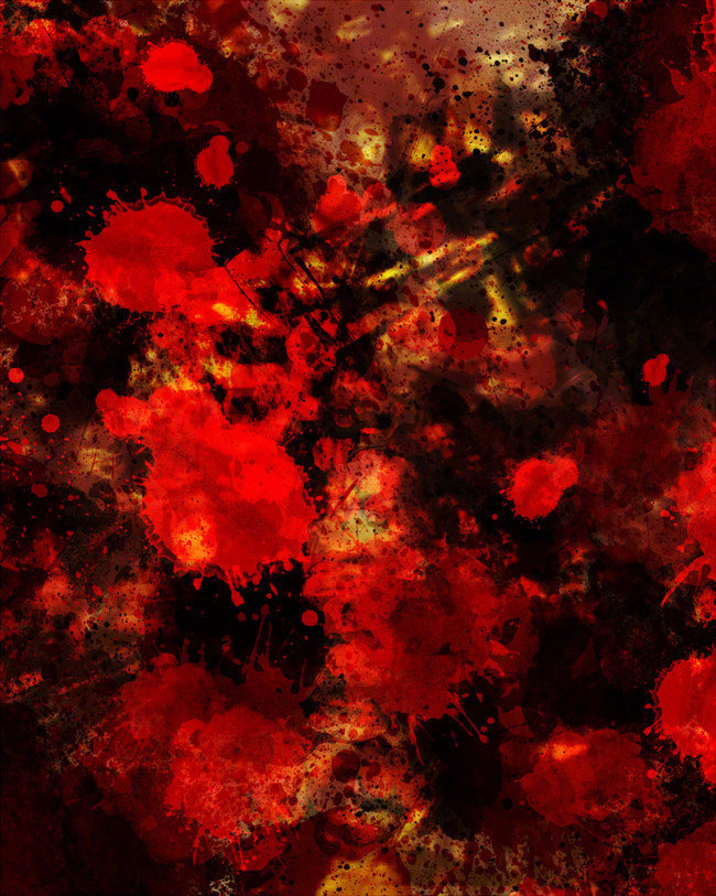 一组血色暗系背景素材.| 插画师:由罗