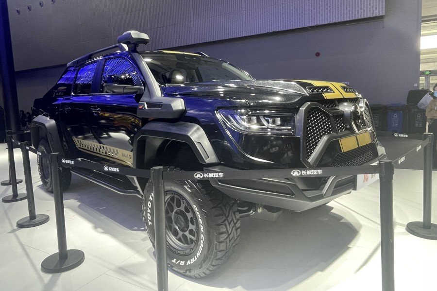 长城皮卡新车亮相广州车展龙弹版炮预售27万起金刚炮首次亮相