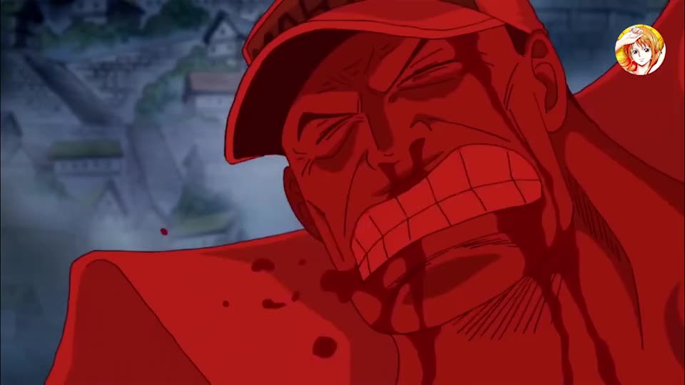 白胡子将赤犬举高高立马把他打出屎