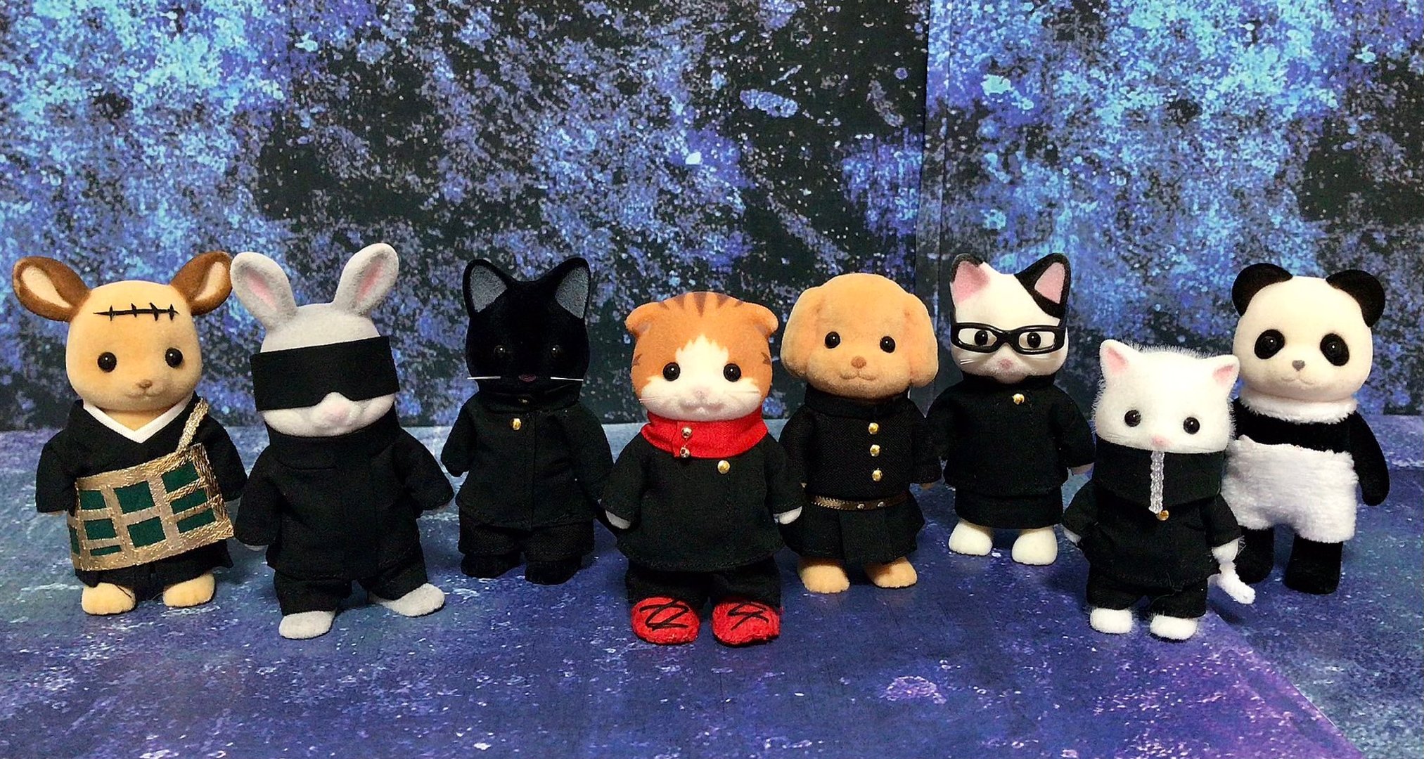 用森林家族公仔演绎 咒术回战 Twi Chumiage