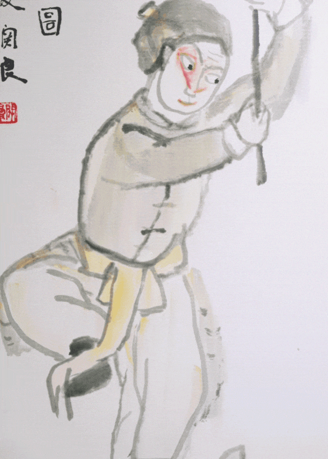 中国最受冷落的大师,被这个山东80后发掘了|关良|林玉柱|纸本_新浪