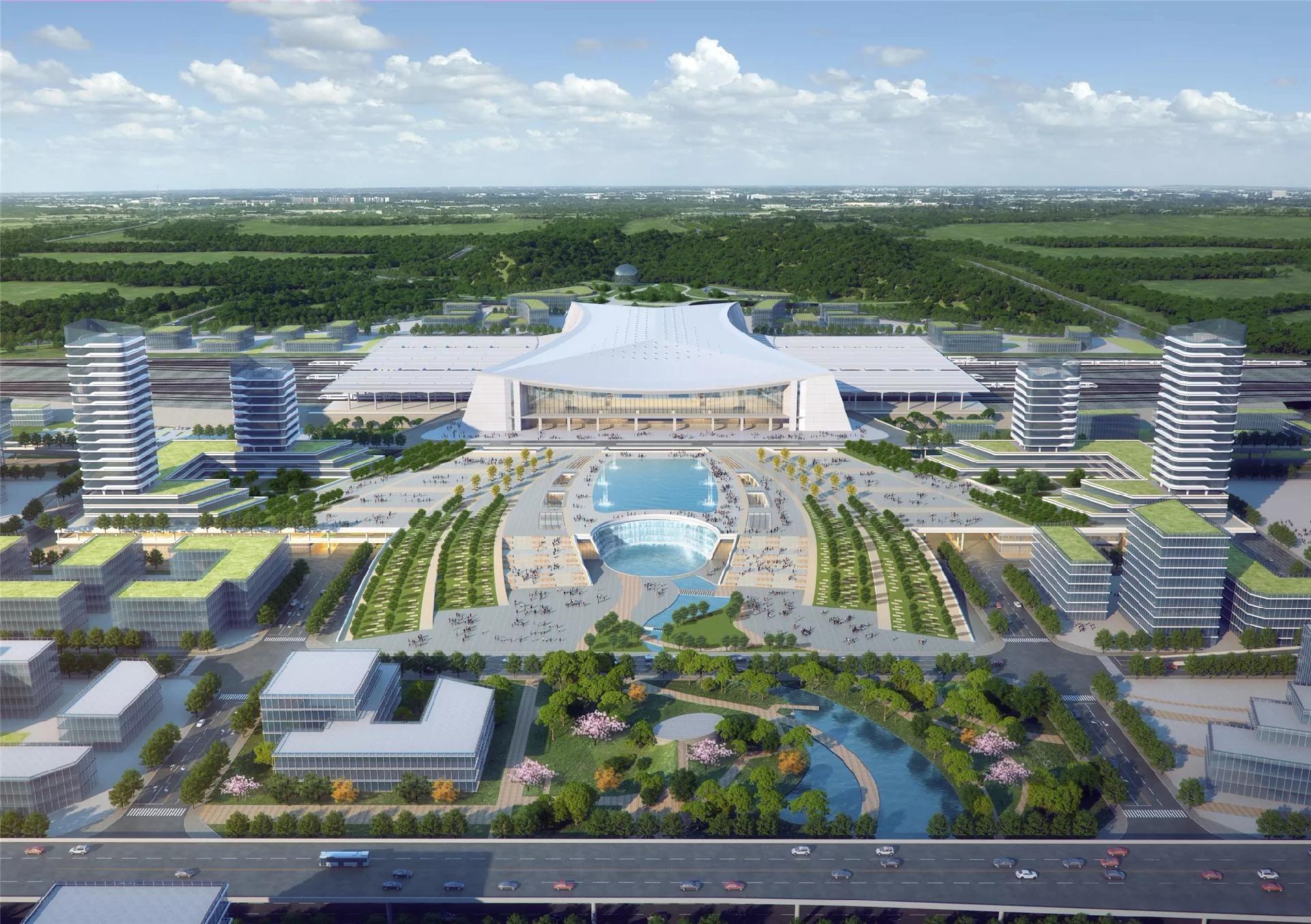 宜昌高铁生态城开工 宜昌北站