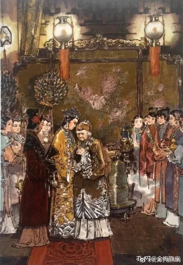 戴邦敦绘《红楼梦》,来自书友金梅隐室的分享
