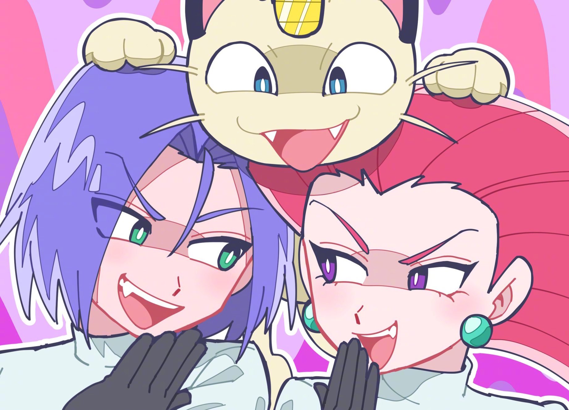 火箭队,画风也太好看了!twitter:gi