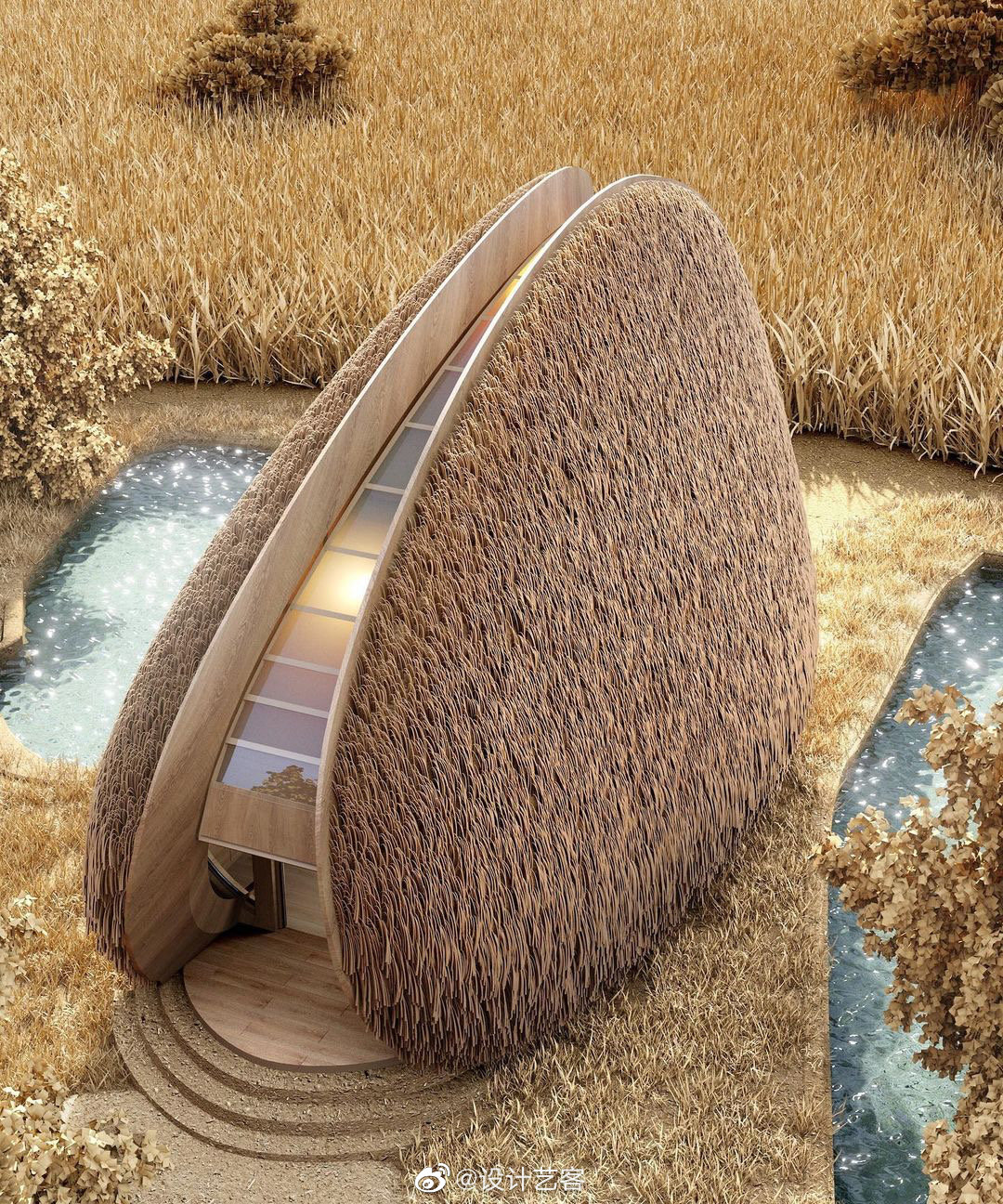 仿生小筑,住进贝壳里 .