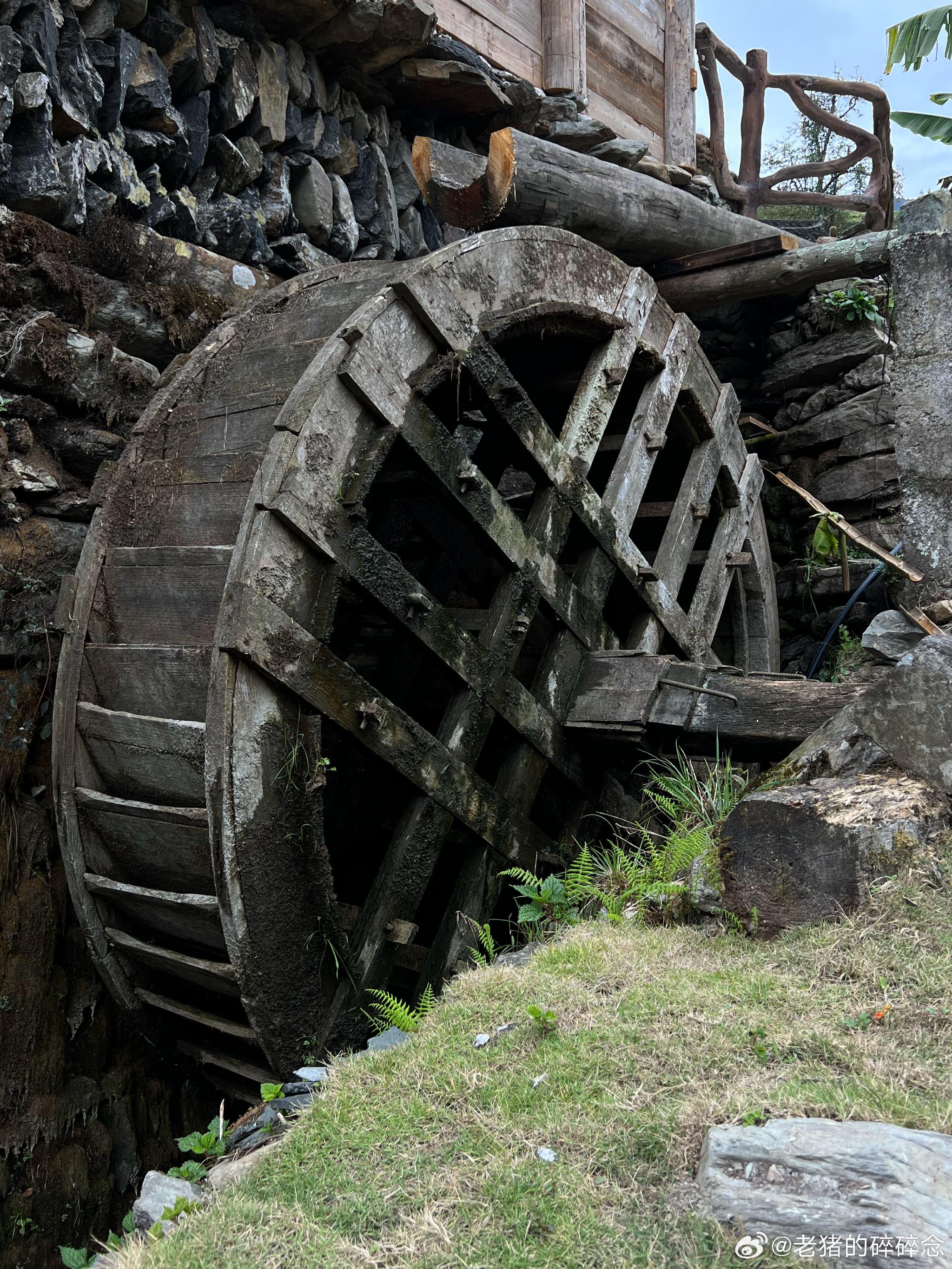 水碾子以前只在古画上见过