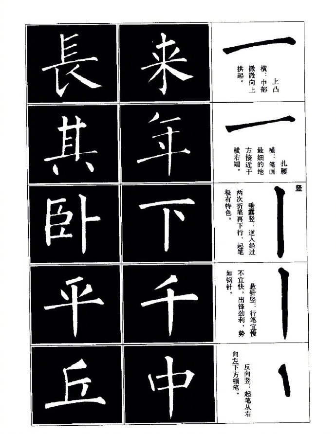 柳体 笔画教程…__财经头条