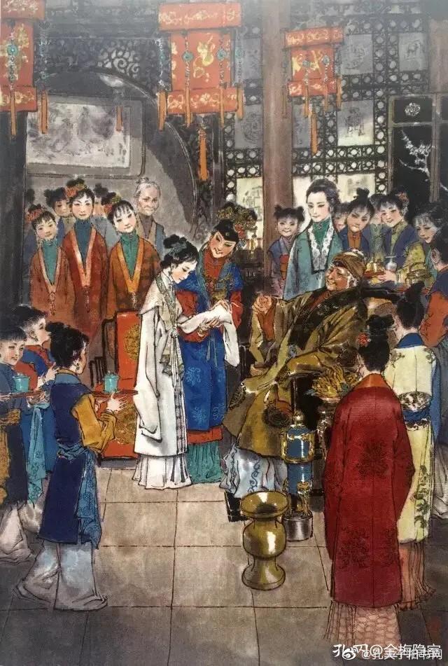 戴邦敦绘《红楼梦》,来自书友金梅隐室的分享