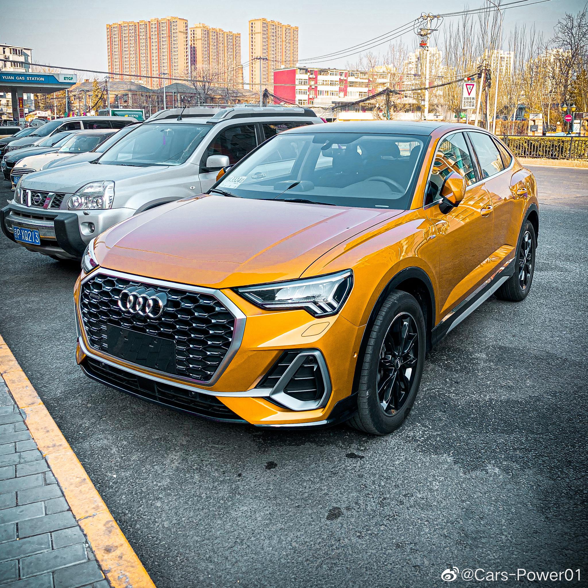 奥迪q3 sportback 这颜色……回头率很高啊!……_高清图集_新浪网