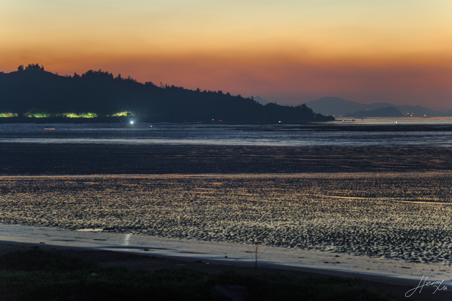 凌晨4点15分,拾获连江晓澳海滩的拂晓时分