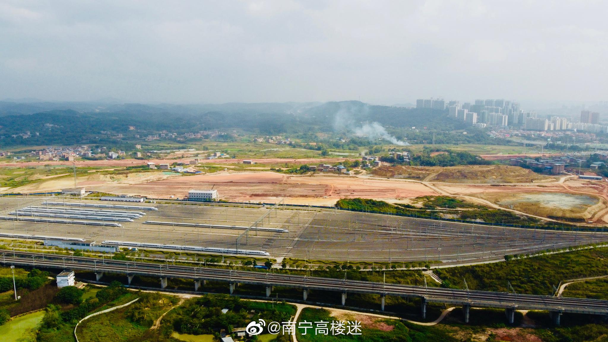 蓉茉大道北延长线和南宁第二动车所项目最新进度