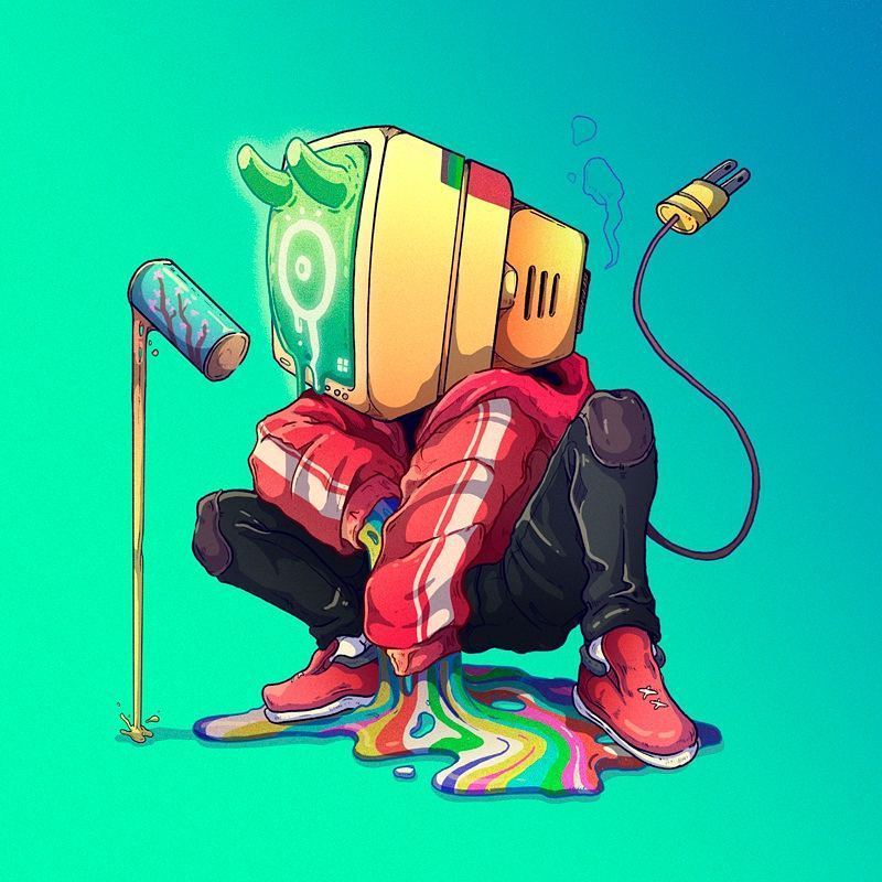 创意十足且视觉冲击力极强的概念角色插画_高清图集_新浪网