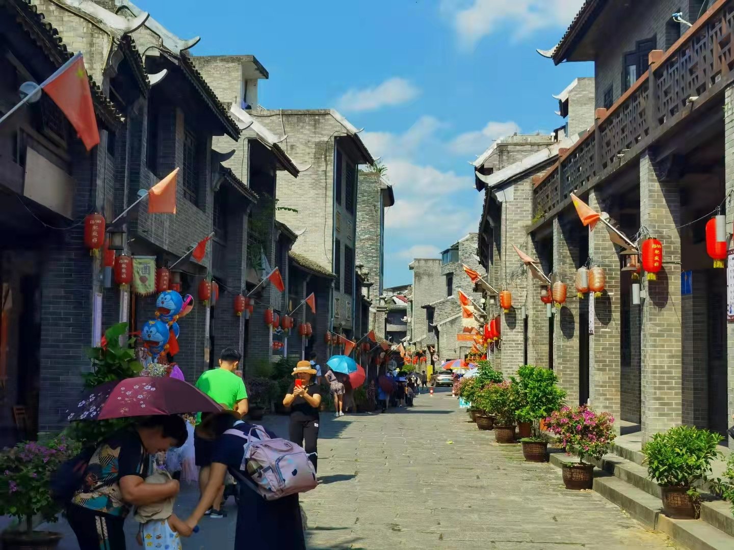 宜州怀远古镇及周边喀斯特地貌自然风光