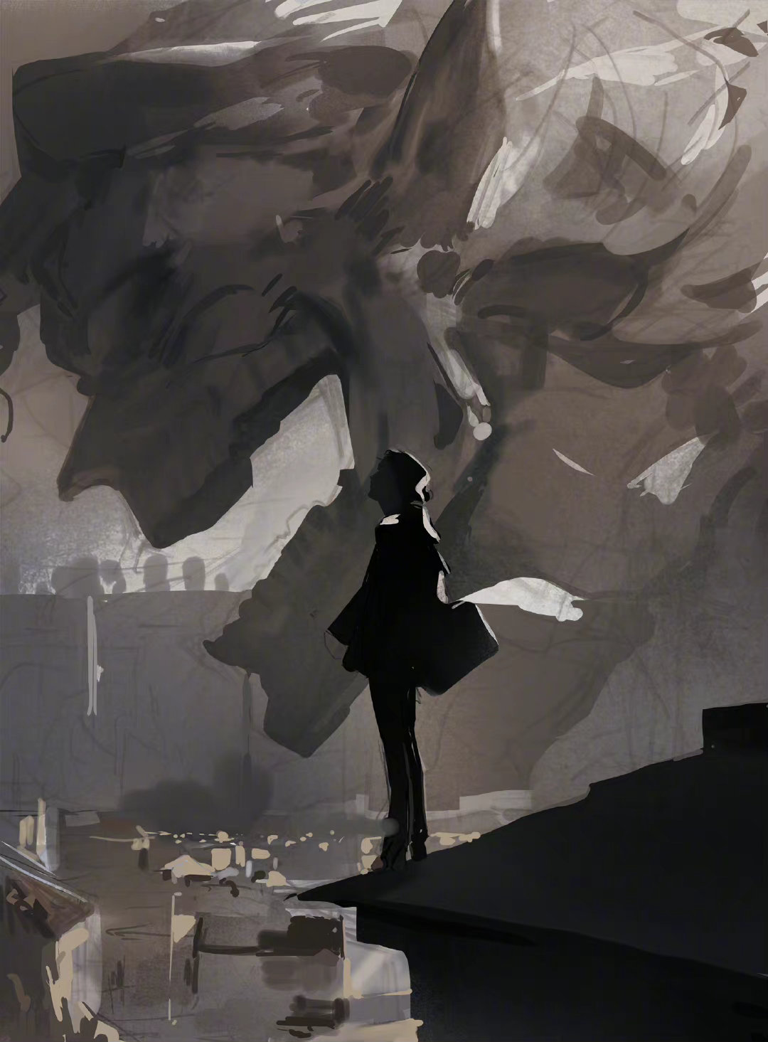 恶魔之子艾伦耶格尔是神仙在画画twidinoillus