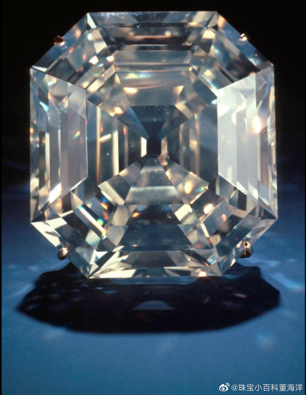 portuguese diamond(葡萄牙之钻)是一颗八角形切割钻石,重127