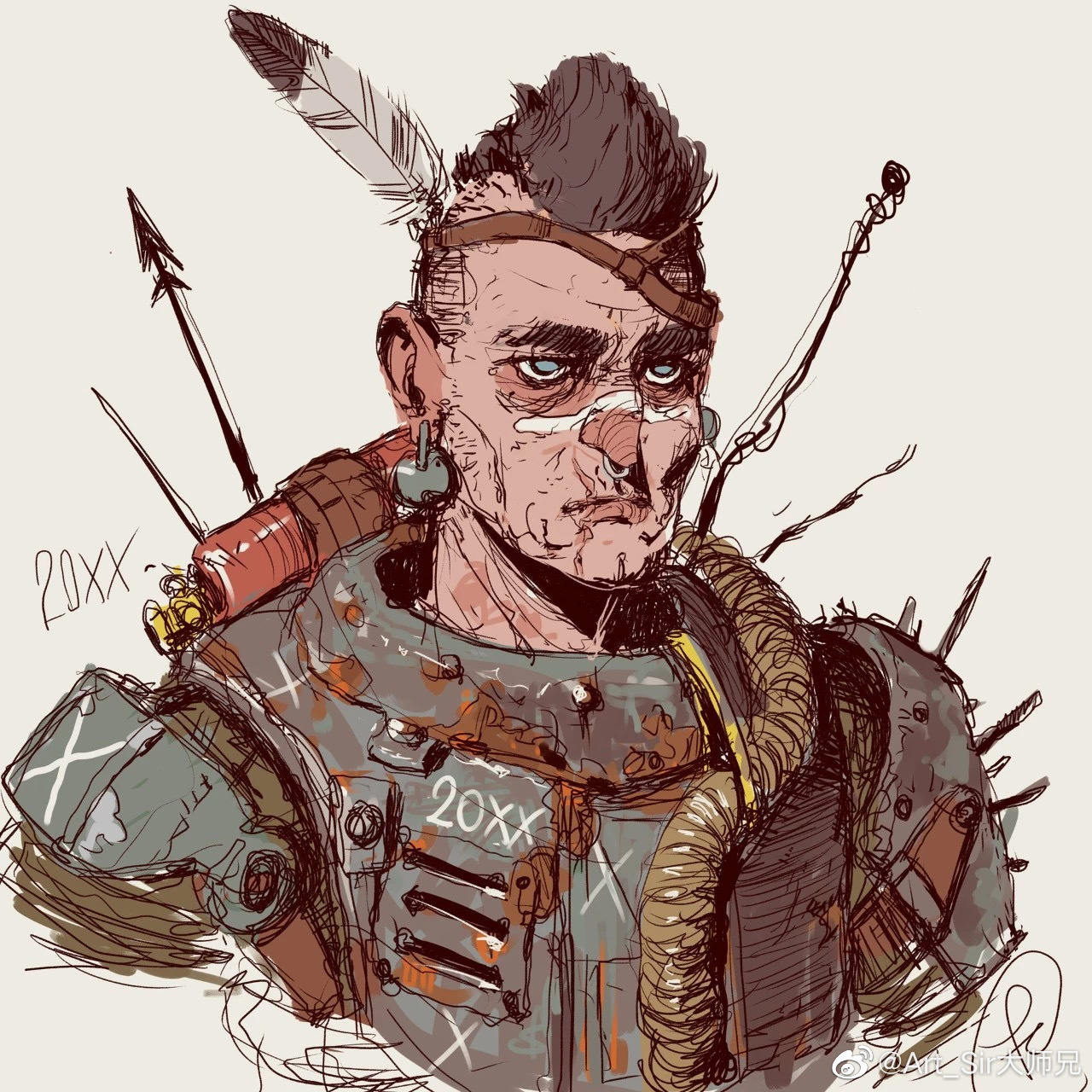 废土风不羁的画风阿根廷插画师 fernando correa_高清图集_新浪网