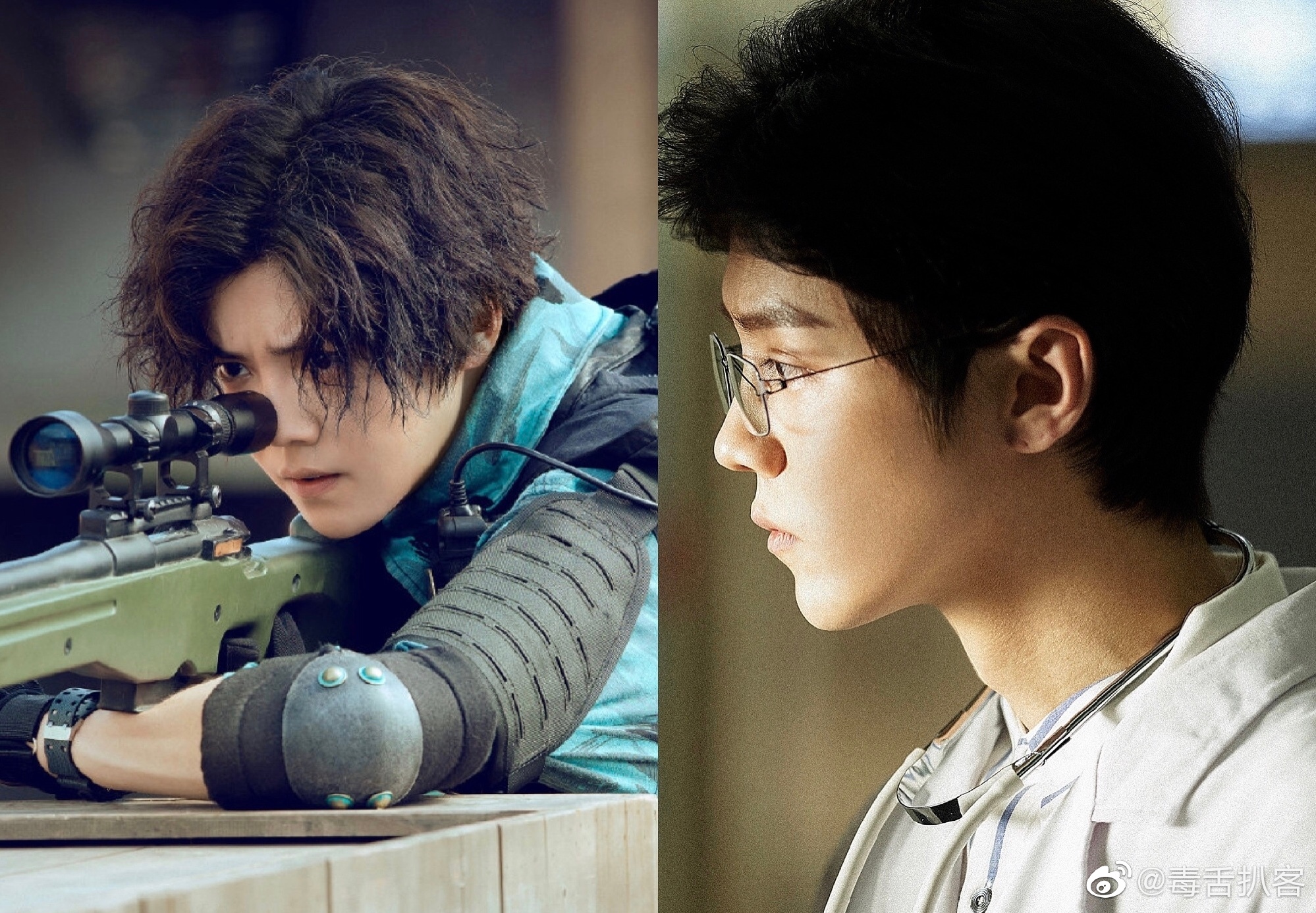 鹿晗穿越火线和在劫难逃的新剧照公开,你们觉得新剧造型好看吗?