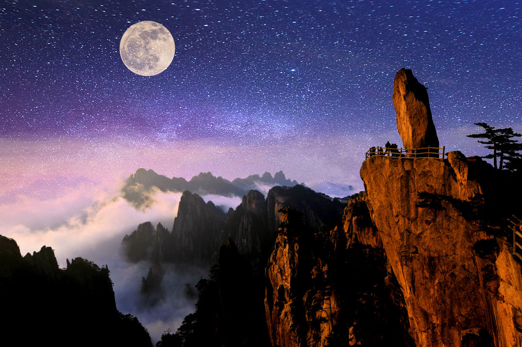 共赏皖美中秋月登高赏月好时节怎能错过安徽这三大名山