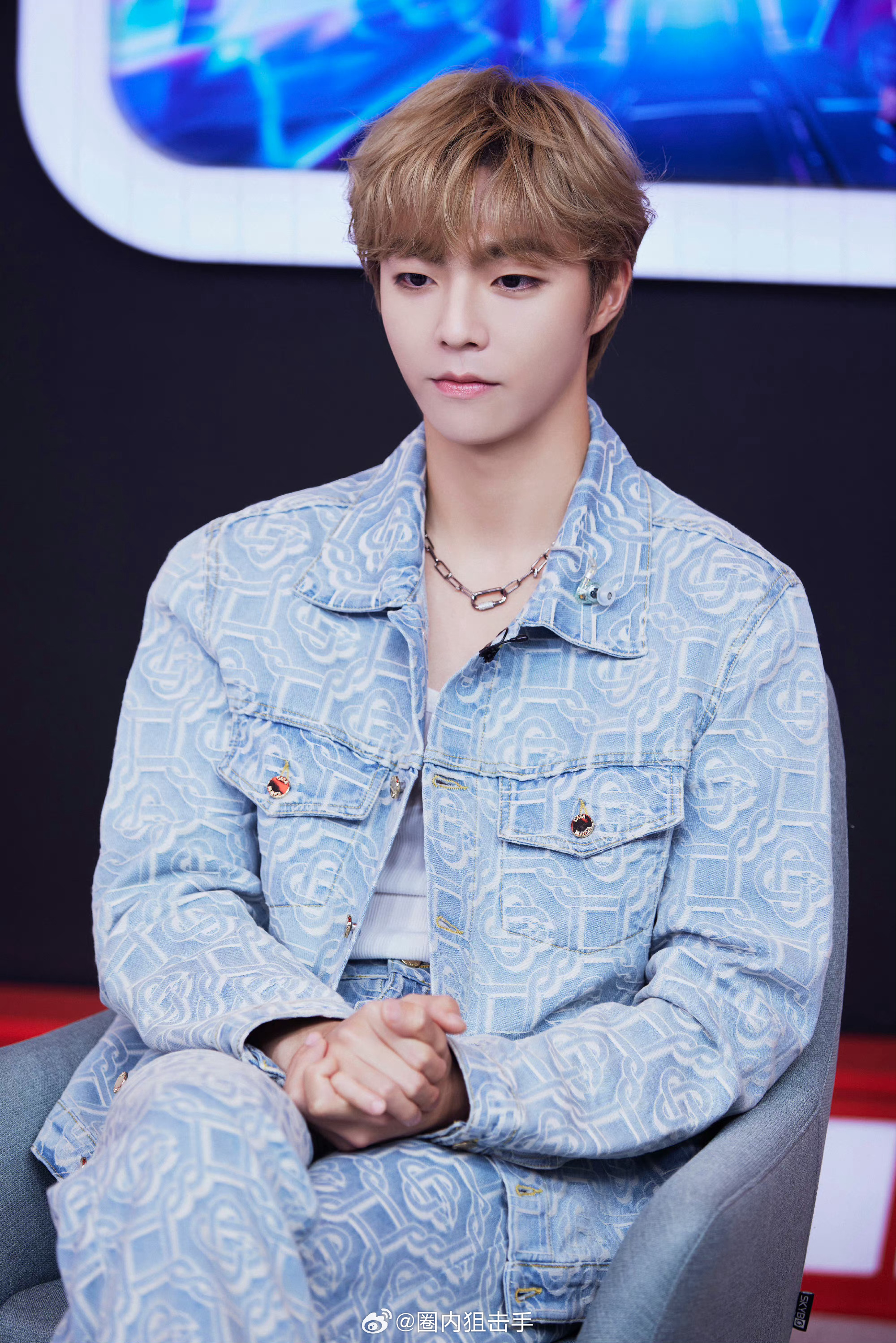 《闪耀吧vstar》 节目中陈立农一头金发帅气满分……|闪耀吧vstar